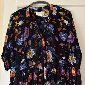 Floral Anthropologie Blouse